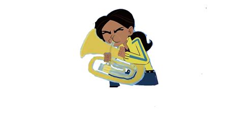 Aviva Blowing On The Tuba by mckinzey on DeviantArt