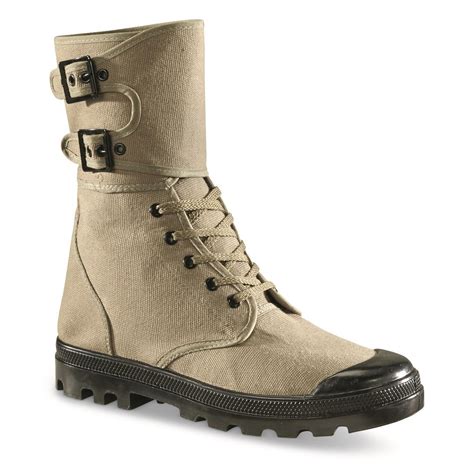 Canvas commando boots online