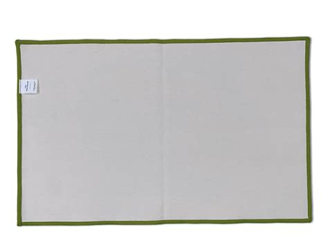 Anti Skid Green Drylon Small Bath Mat - Raang By Welspun