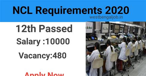 NCL Recruitment 2020 For 480 Apprentice Posts apply online : west ...