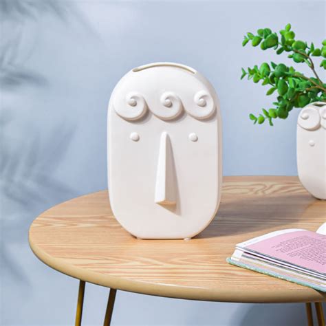 Nordic Ceramic Face Vase Large Online - Premium Vase | Nestasia