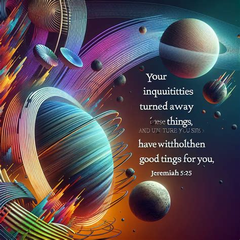 What does Jeremiah 5:25 mean? | Bible Art