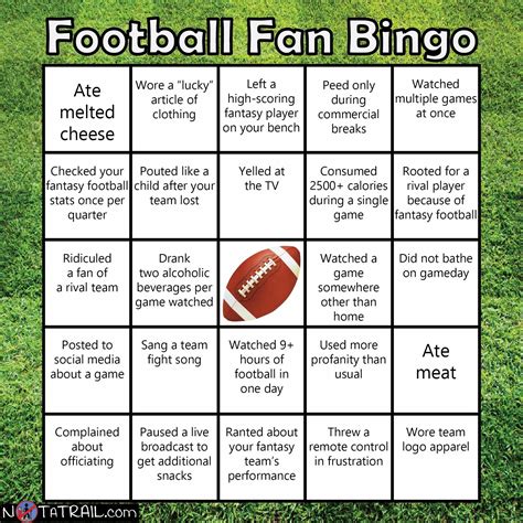 football bingo