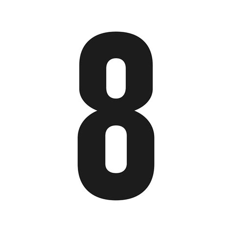 Image result for Number 8 Sign