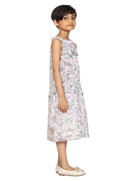 Girls Halter Neck Ruffle Dress – Kiddopanti