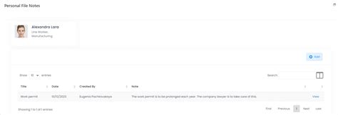 Image result for Employee Notes Format