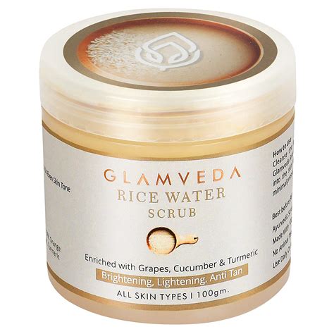 Buy GLAMVEDA Rice Water Brightening Scrub, 100 g Online at Low Prices ...