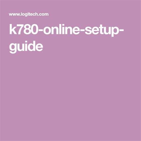 Logitech K780 Setup Guide 的图像结果