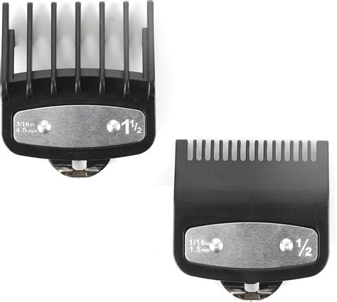 2 Pcs Clipper Guards Compatible with Wahl Clippers 0.5 1.5, Cordless ...