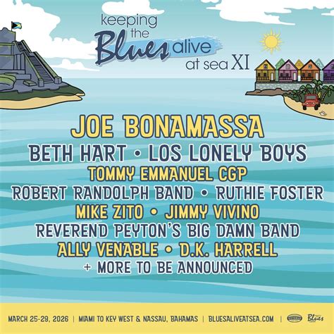 Joe Bonamassa's Keeping the Blues Alive at Sea 2026