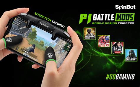 SpinBot BattleMods F1 | Mobile Gaming Triggers for Smartphone ...