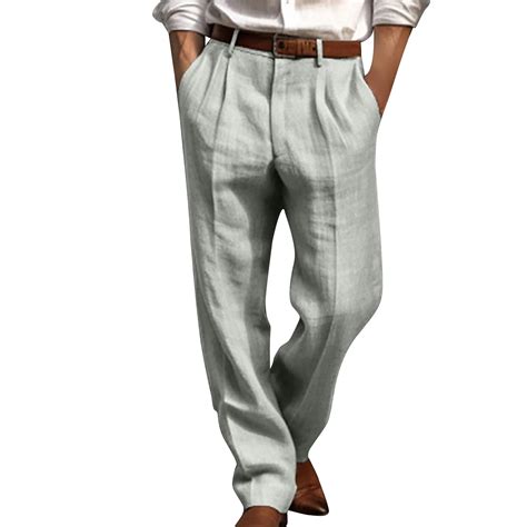 Mens Dress Pants Slacks Trousers Regular Fit Suit Pants for Men ...