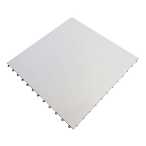 Ebony/Ivory Oak Finish Snaplock Dance Floor Set - Easy Assembly ...