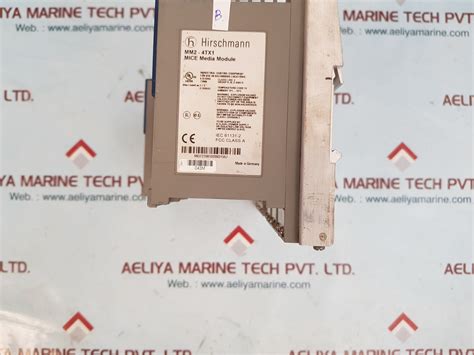 Hirschmann ms3124-4 mice switching module with mm2-4tx1 mice media ...