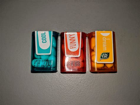 Mini Containers of Tic Tacs I got on my Flight : r/mildlyinteresting