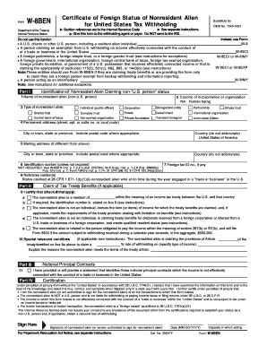 Fillable Online sedm AMENDED IRS Form W-8BEN - SEDM - sedm Fax Email ...