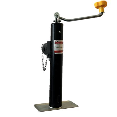 Advanced 1000 Pound Trailer Jack - Round Tube Top Operation - Lifting ...