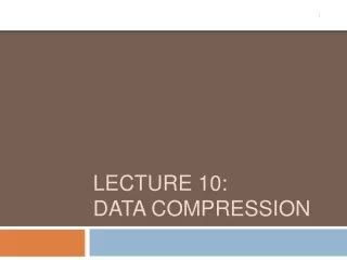 Image result for Data Compression Lecture