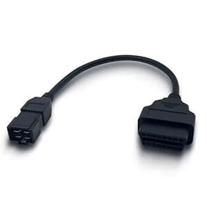 PARANNIC OBD2 Adapter Cable for HITACHI 24V Diesel Vehicles 4 Pin OBD2 ...