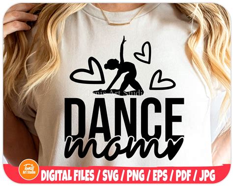 Dance Mom SVG Dance Mom Shirt Svg Ballerina Silhouette - Etsy