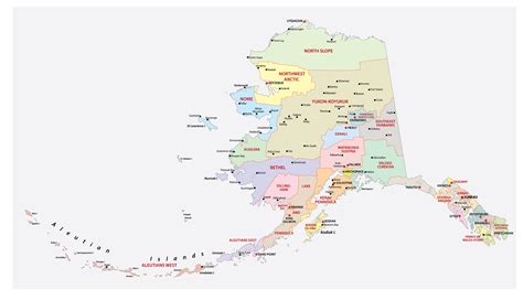 Detailed Map Of Alaska Usa Alaska And Canada Map, Map Of Alaska And