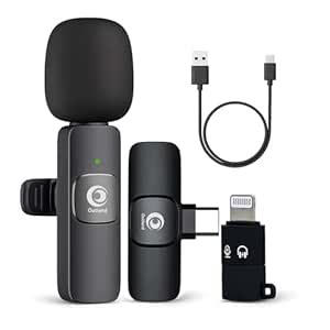 Omnidirectional Lavalier Wireless Microphone for Type-C Android ...