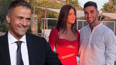La broma de Luis Enrique sobre su hija Sira y su yerno, Ferran Torres ...