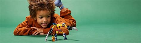 LEGO Marvel Wolverine Mech Armour 76202 Building Kit (141 Pieces ...