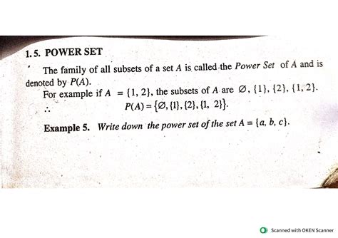 Image result for Power of Set