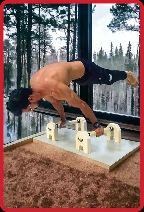 Buy Calistreet workout Wooden Parallettes -Calisthenic Equipment ...