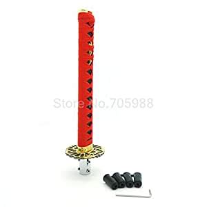 ALL Black 265mm JDM Katana Samurai Sword Shift Knob Shifter With ...