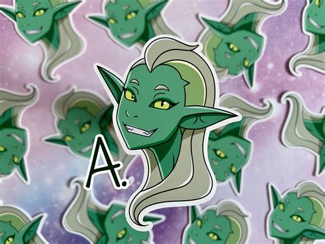 Double Trouble She-Ra inspired sticker | Etsy