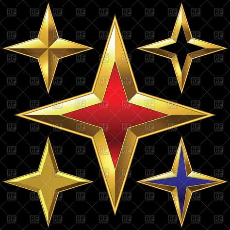 Four Point Star Vector at Vectorified.com | Collection of Four Point ...