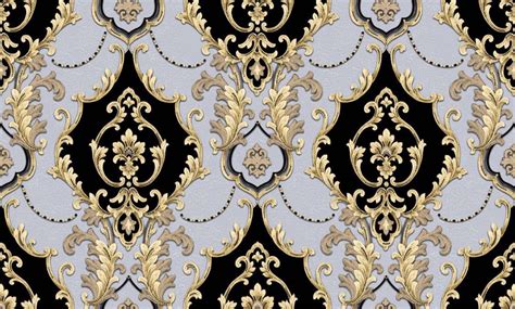 Moksh Damask Traditional Wallpaper – Myindianthings