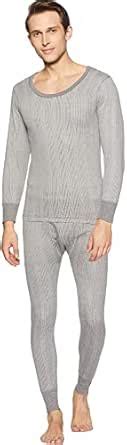 Buy Dixcy Scott Round Neck Full Sleeves Grey Upper and Lower Thermal ...