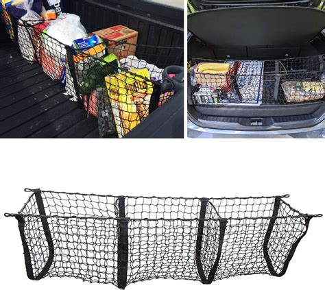 Amazon.com: TacoNets Three Pocket Cargo Net for 2005-2024 Toyota Tacoma - Patent Pending Design ...