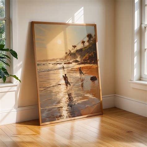 Buy Wall Frames Online in India | Surf Day by the Beach - Travel Arty ...