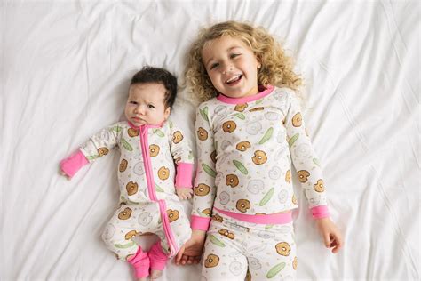 Pickle Bagel Pink Two Piece Pajamas Set - (Kids Unisex Sizes 2T - 8)