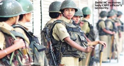News: Lady Police Officer wins case against CRPF in Delhi HC | SoOLEGAL