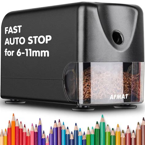 AFMAT Heavy Duty Electric Pencil Sharpener, Classroom Pencil Sharpeners ...