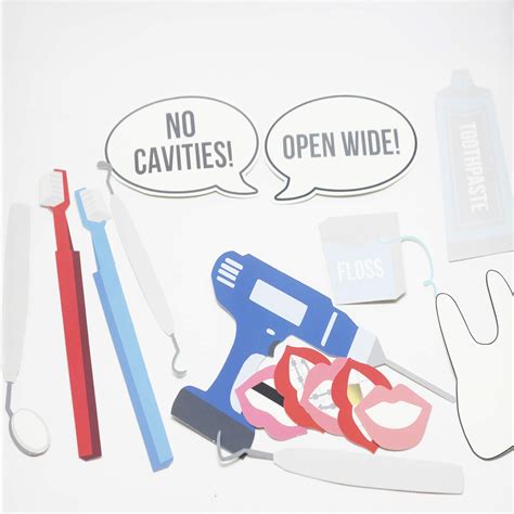 Buy BinaryABC Dentist Photo Booth Props,Doctor Photo Booth Props ...