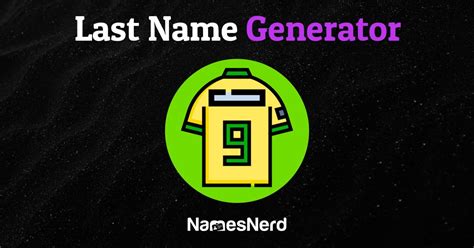 Image result for Random Last Name Generator