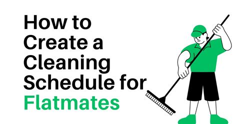 How to Create a Cleaning Schedule for Flatmates - FlatMate.in