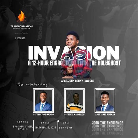 THE INVASION OF THE HOLY SPIRIT, A 12 HOURS PRAYER RETREAT TO END THE ...