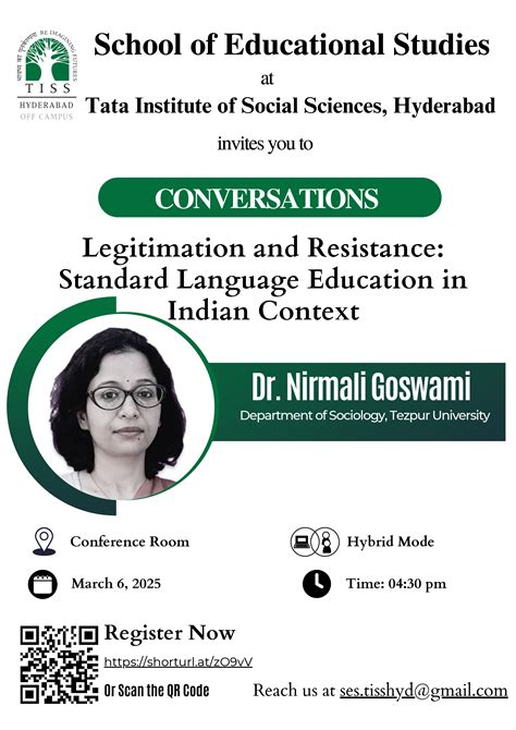 CONVERSATIONS Series: Legitimation and Resistance: Standard Language ...