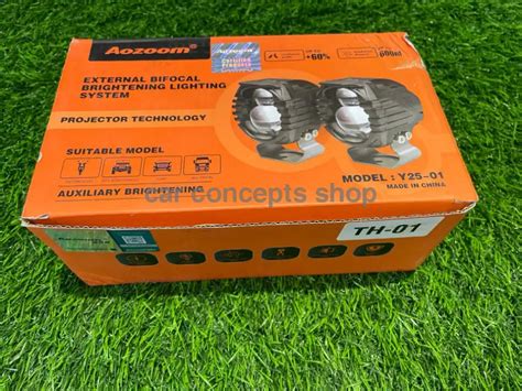 aozoom external bifocal pod fog projector lights – Car Concepts Shop