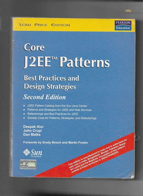 CORE J2EE PATTERNS : BEST PRACTICES & DESIGN STRATEGIES 2ED : ALUR ...