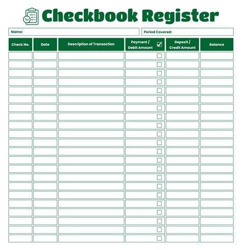 7 Best Images of Free Large Printable Check Register - Large Print ...