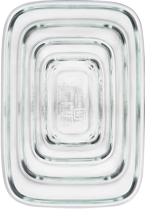 Customer Reviews: OXO Good Grips 8 Piece Smart Seal Glass Rectangular ...