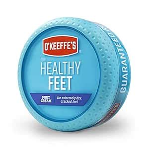 O'Keeffe's K0320001 for Healthy Feet Foot Cream, 3.2 oz, Jar : Amazon ...
